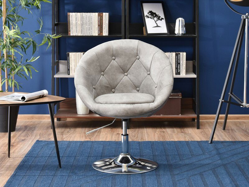 Kreslo Lush 3 (sivá + čierna)