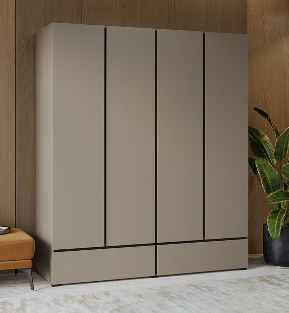 Dulap de haine Crossroad S20 (congo + negru)