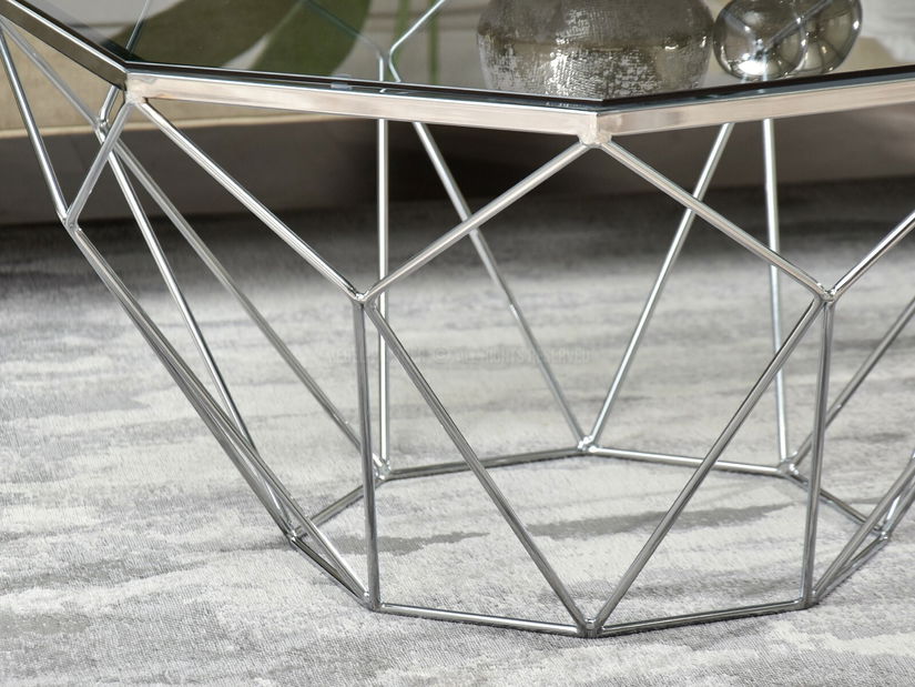 Konferenčný stolík Maltez (chrómová)