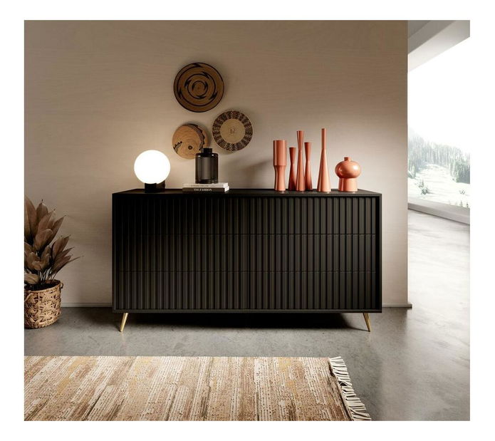 Skrinka Biel B5 (čierna + zlatá)