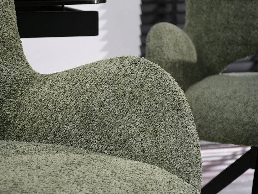 Scaun Milla (verde + negru)