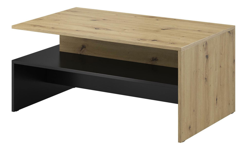 Măsuță cafea Barly CBM99 (stejar artisan + negru mat)