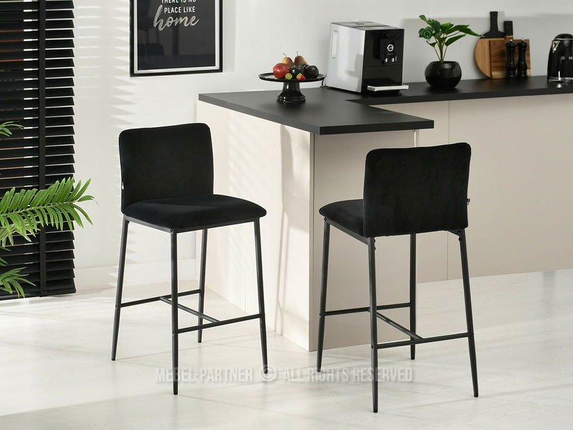 Scaun bar Jundino (negru)