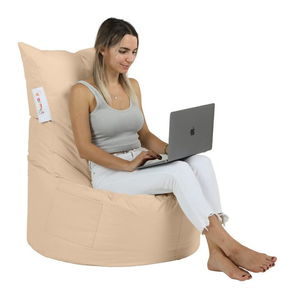 Fotoliu puf Beemin (bej)