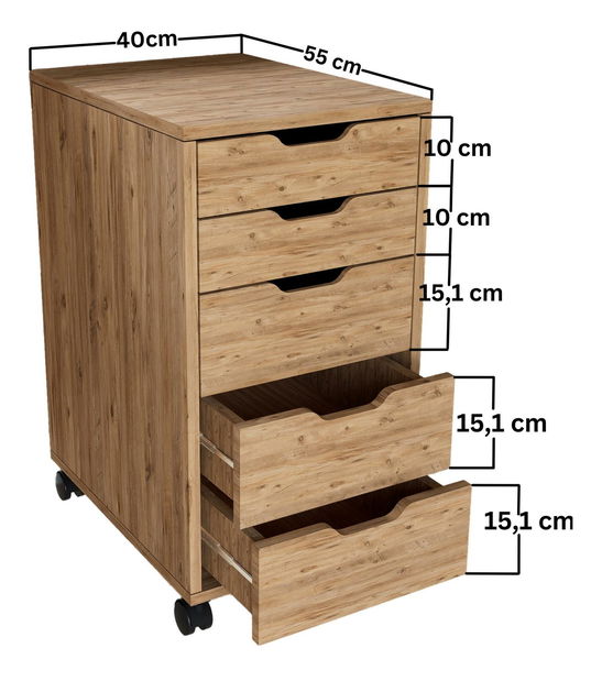 Kancelársky kontajner Antlas 62 (borovica atlantická)