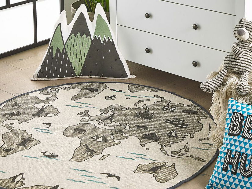 Covor 120 cm KADOSA (gri)