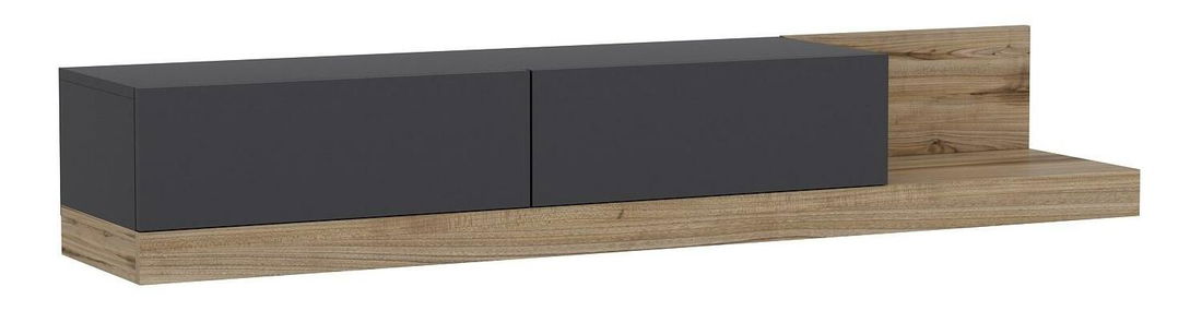 Masă TV/Dulap Kinani (antracit + Nuc) 