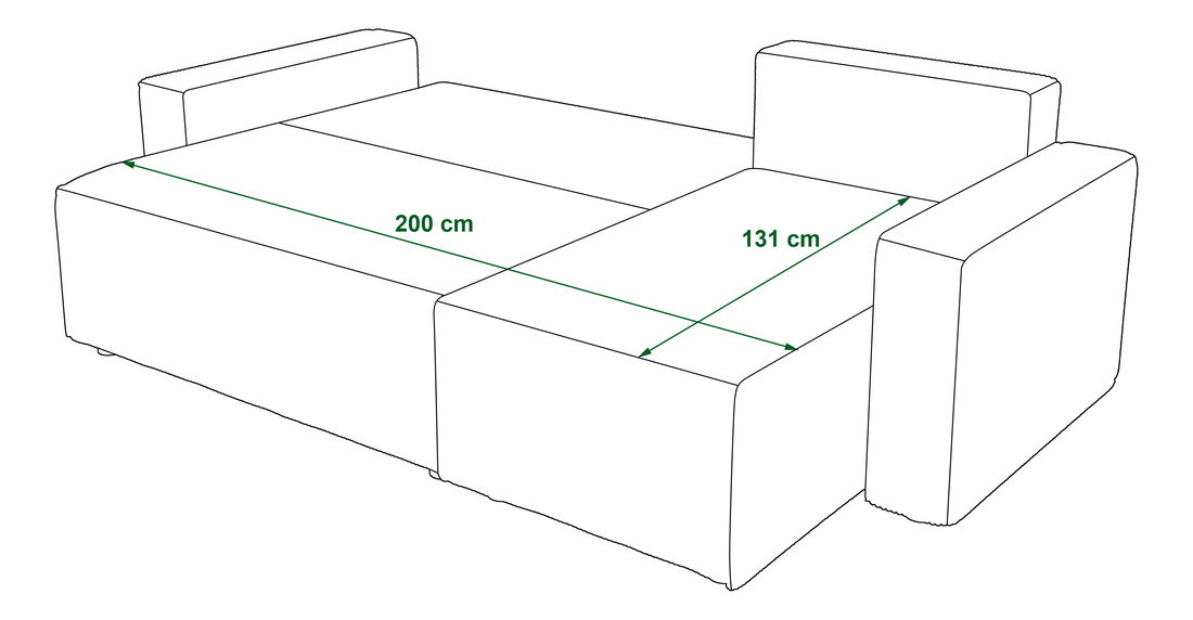 Rohová sedačka Umbral (béžová) (L) *výpredaj