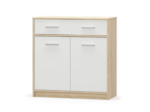 Komoda Terrell (hrast sonoma + bijela)