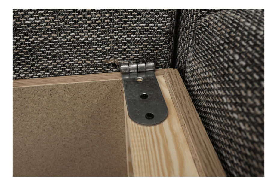 U alakú sarokkanapé Esa (fehér + szürke)