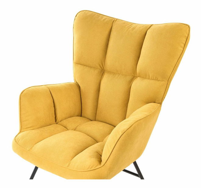Hojdacie kreslo Oulia (žltá)