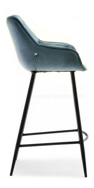 Stolička Lars (modrá + čierna)