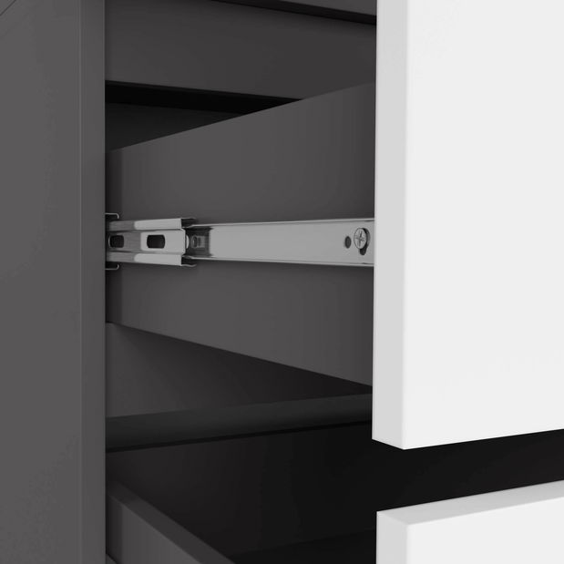 Dulap de haine Submarino (grafit + alb)