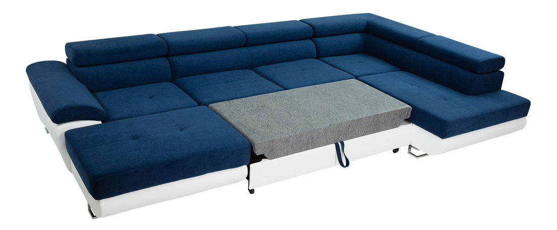 Colțar în formă de U Alphard Bis (S) (piele ecologică soft 011 + lux 06)