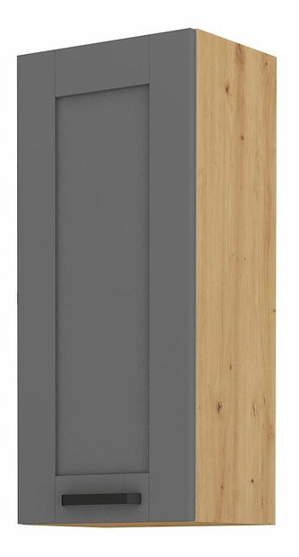 Dulap superior de bucătărie Lucid 40 G 90 1F (Stejar artisan + dustgrey)