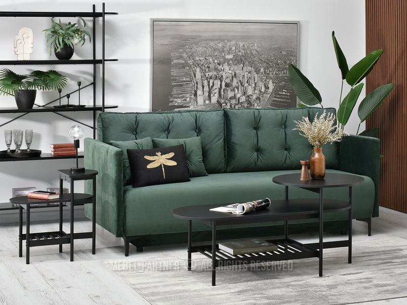 Măsuță de cafea Lorelail Xl (negru)