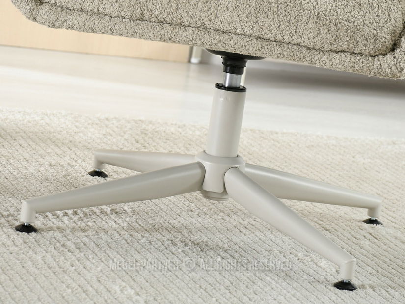 Fotel Trudy (bézs + krém)