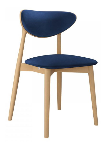 Blagovaonska stolica KD 65 C (bukva + plava) 