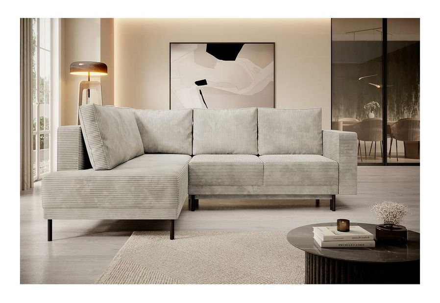 Colțar Rodriguez (S) (bej închis + negru)