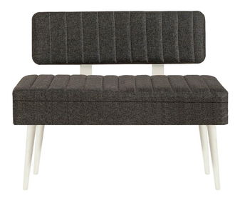 Lavica Vlasta 1 (biela + antracit) (s úl. priestorom)