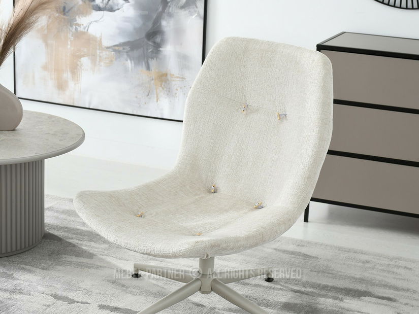 Kreslo Jaspier (béžová + krémová)