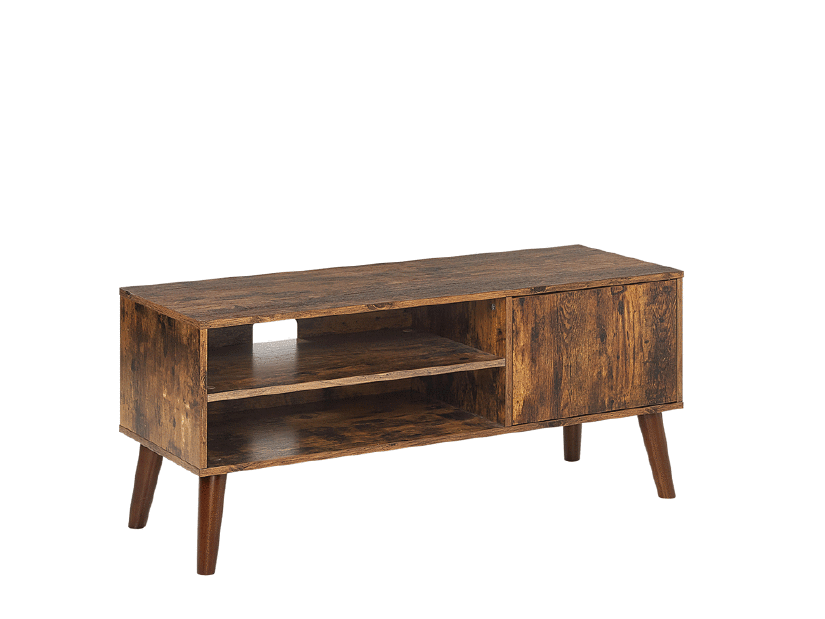 TV stolík/skrinka VALON (tmavé drevo)