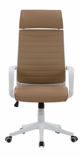Kancelárska stolička LORD (polyester) (hnedá)