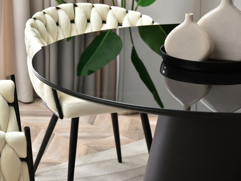 Étkezőasztal Otava Stol (fekete)