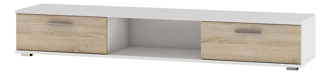 TV stolić Silena (bijela mat + hrast sonoma)