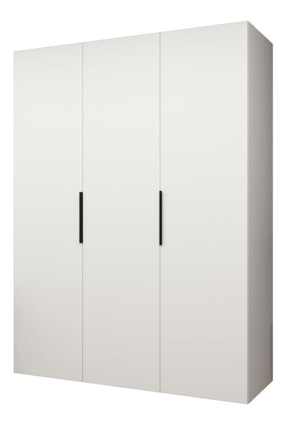 Šatníková skriňa 150 cm Mirabella 1 (biela + čierna)