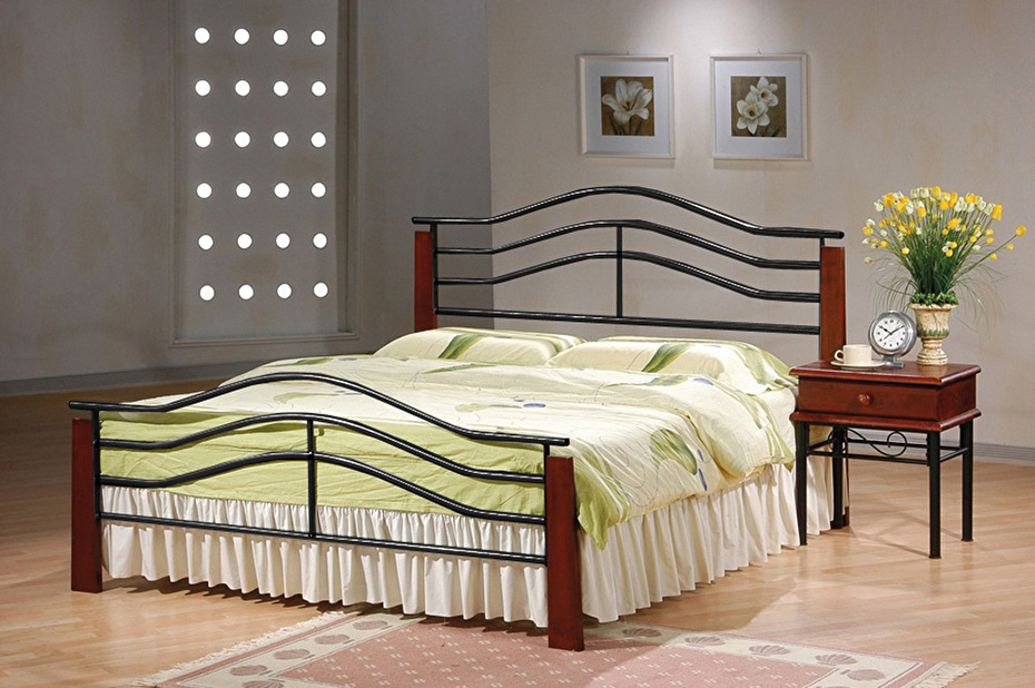 Manželská posteľ 180 cm Pasadena B (s roštom)