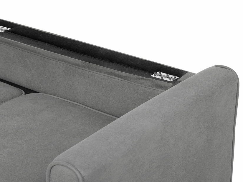 Háromszemélyes kanapé Arran (világosszürke) (zsámollyal)