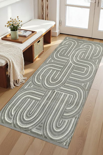 Koberec 100 x 300 cm Amora (sivá)