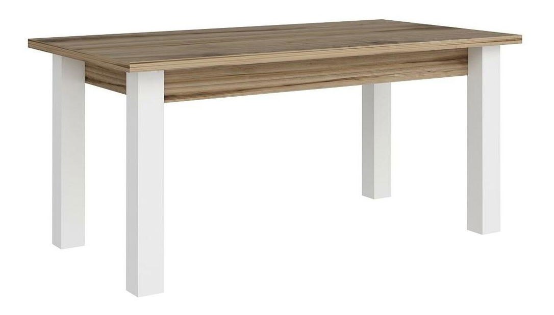 Konferenčný stolík Sabasu 1 (biela + orech) 