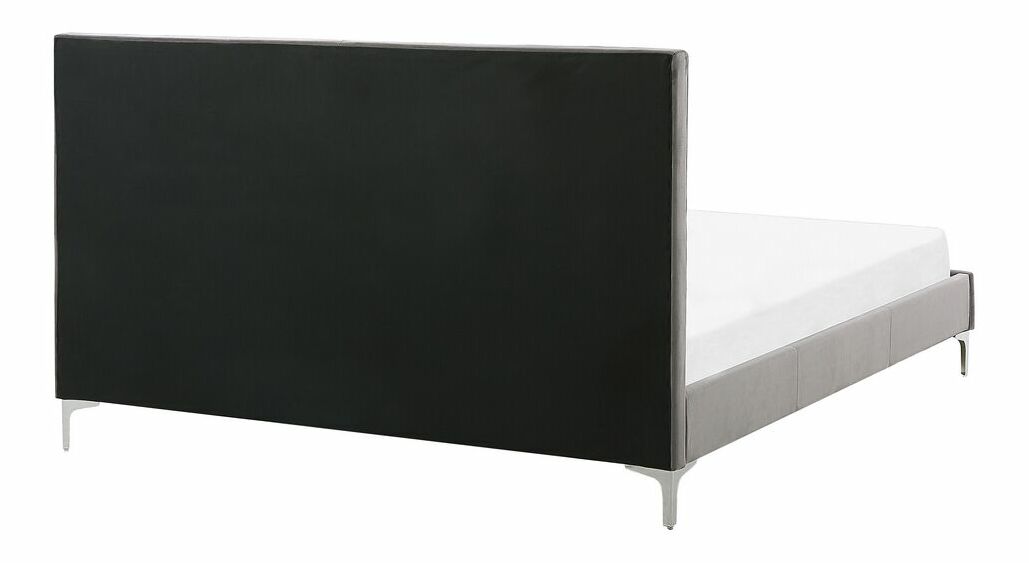 Manželská posteľ 140 cm AMART (sivá) (s roštom)