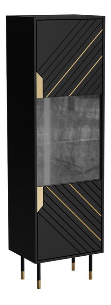 Vitrina Mediana 54 (crna + zlatna)