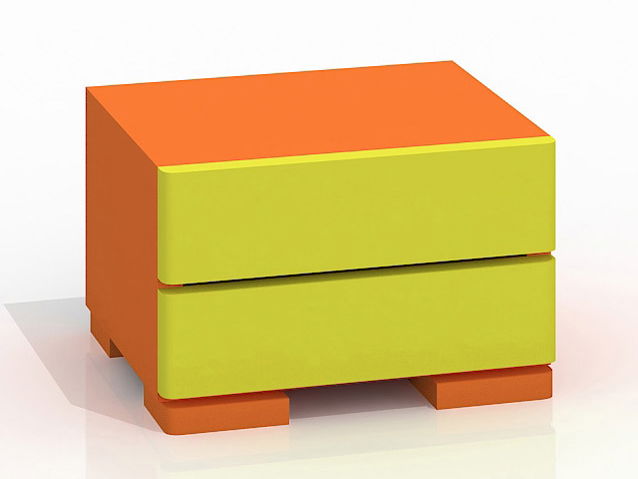 Nočný stolík Naturlig Kids Lorenskog 1S