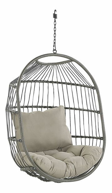 Viseća fotelja Aslaug (crna)