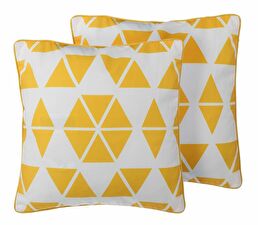 Set 2 kom. jastuka 45 x 45 cm PANSHI (žuta)