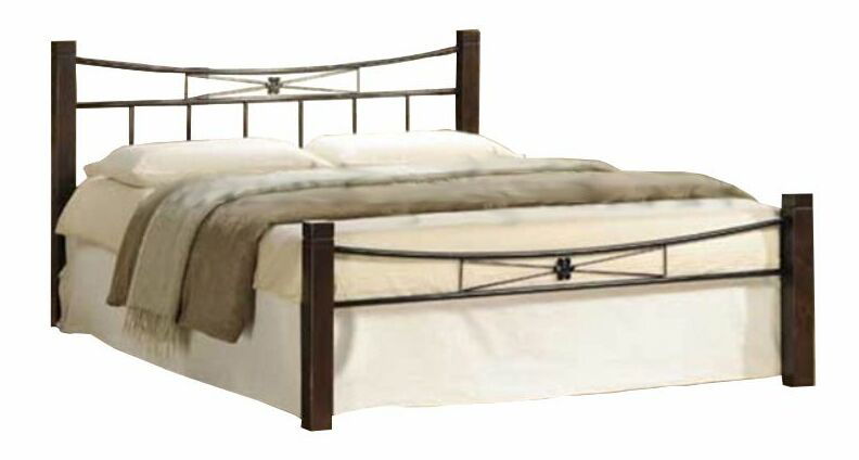 Pat matrimonial 160 cm Pearly (cu somieră)