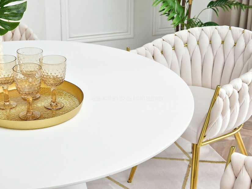 Masă de sufragerie – Mebel partner – Otava Stol (alb) *resigilat