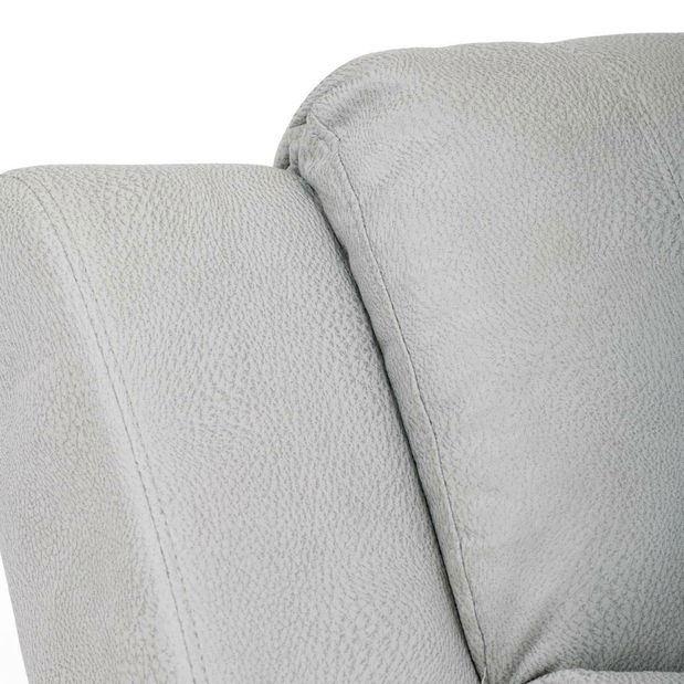 Fotoliu reglabil Triple (argintiu)