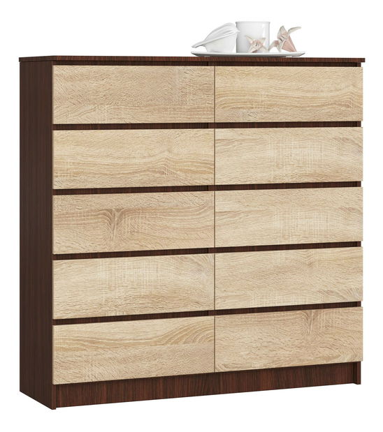 Komoda Kapil III (wenge + dub sonoma)