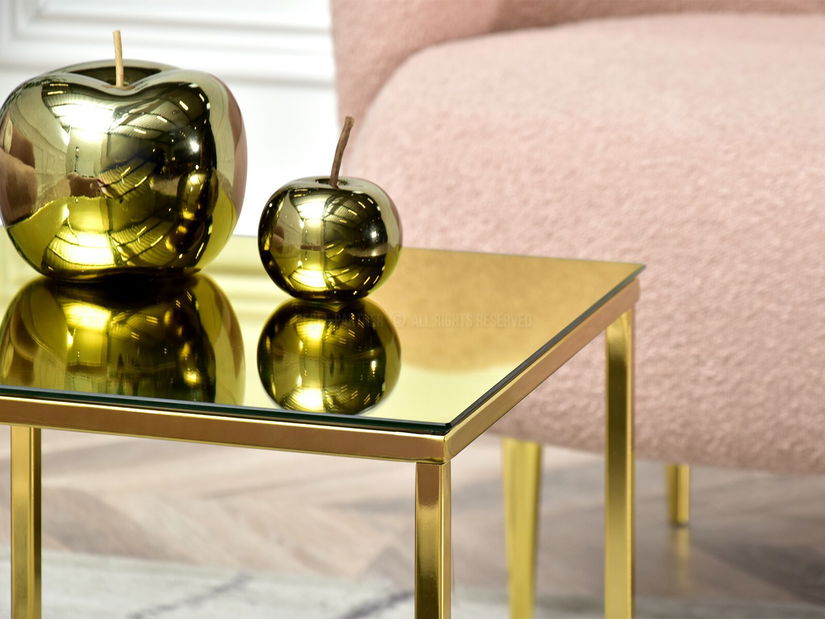 Dohányzóasztal Bella S (arany + arany)