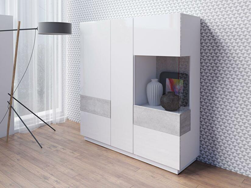 Mobilier living Stacey Typ 16 (beton + alb)