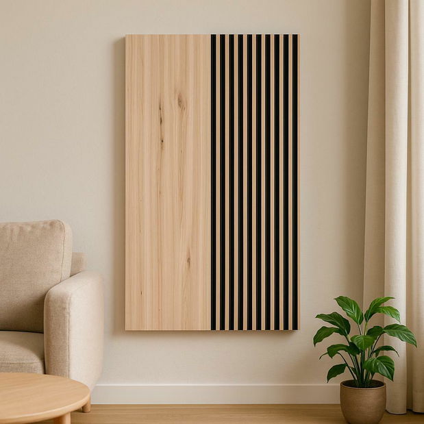 Fali panel Matilda SG10+11 (artisan tölgy + artisan tölgy + fekete)