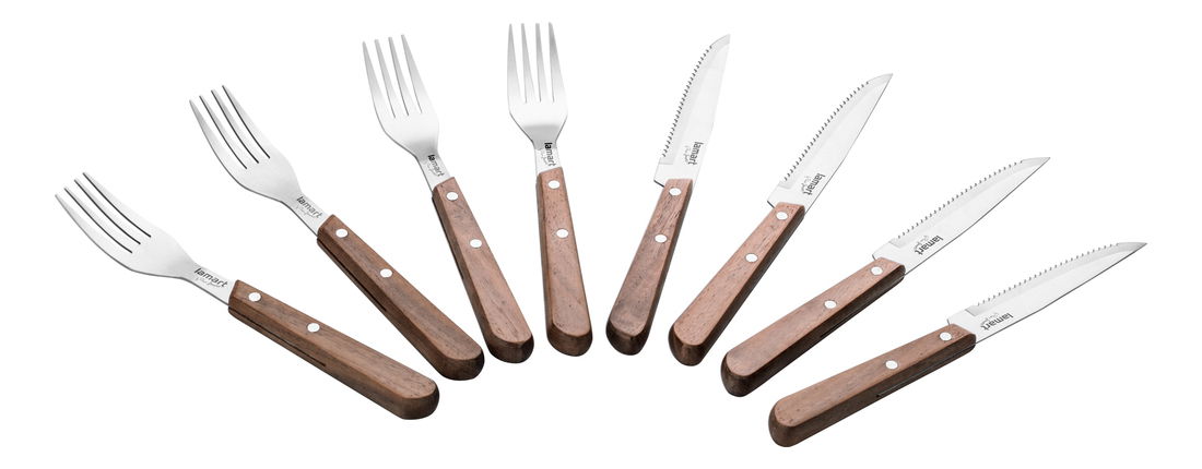 Set noževa Lamart Walnut (smeđa) (8kom)