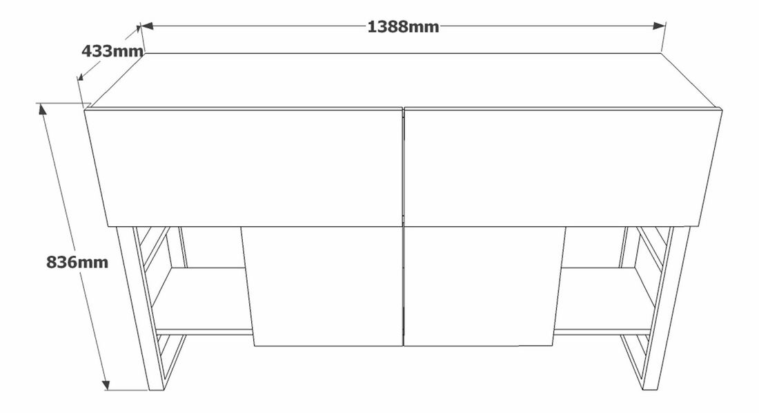 Konzolový stolík Mele 25