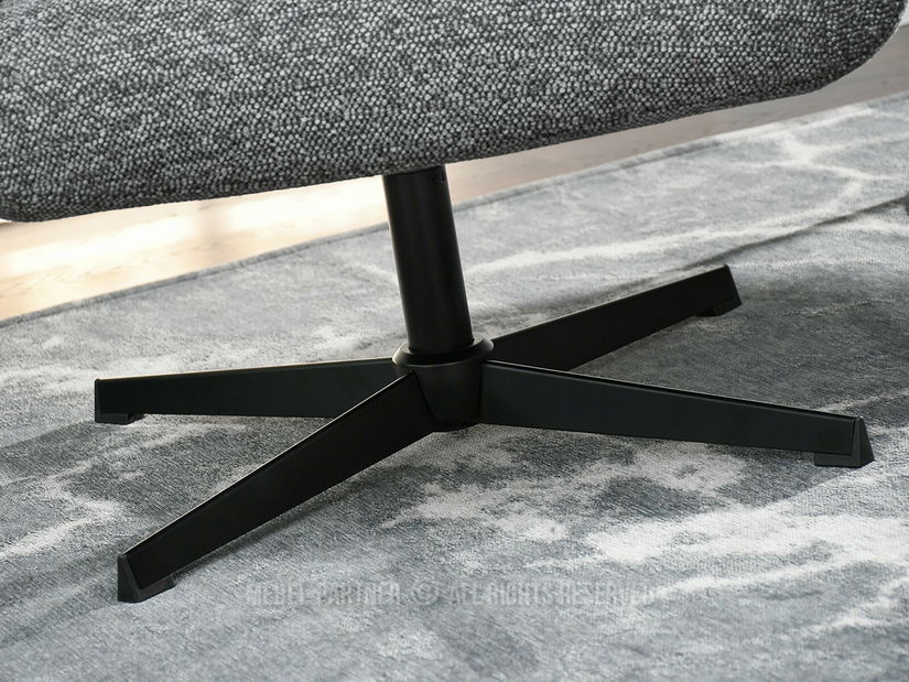 Fotelja Irma (grafit + crna)