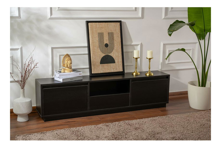 TV ormarić Vangarella (tamno drvo)